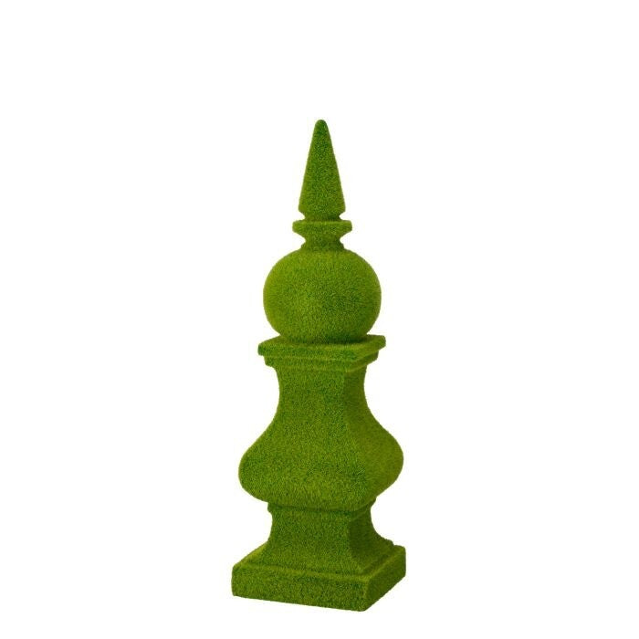 21" Wp Rsn Garden Moss Finial