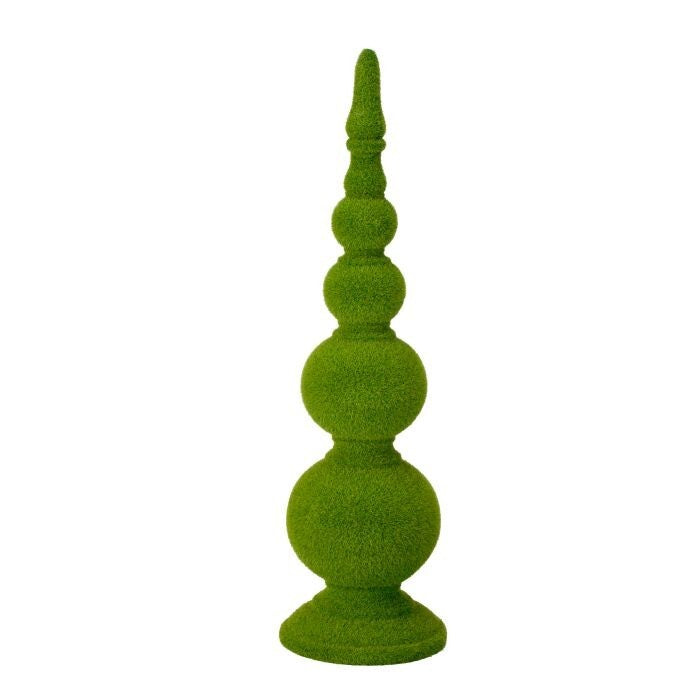 24" Wp Rsn Garden Moss Finial