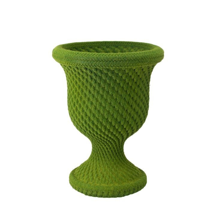 21.5"X16"D Wp Rsn/Fbrg Garden Moss Urn