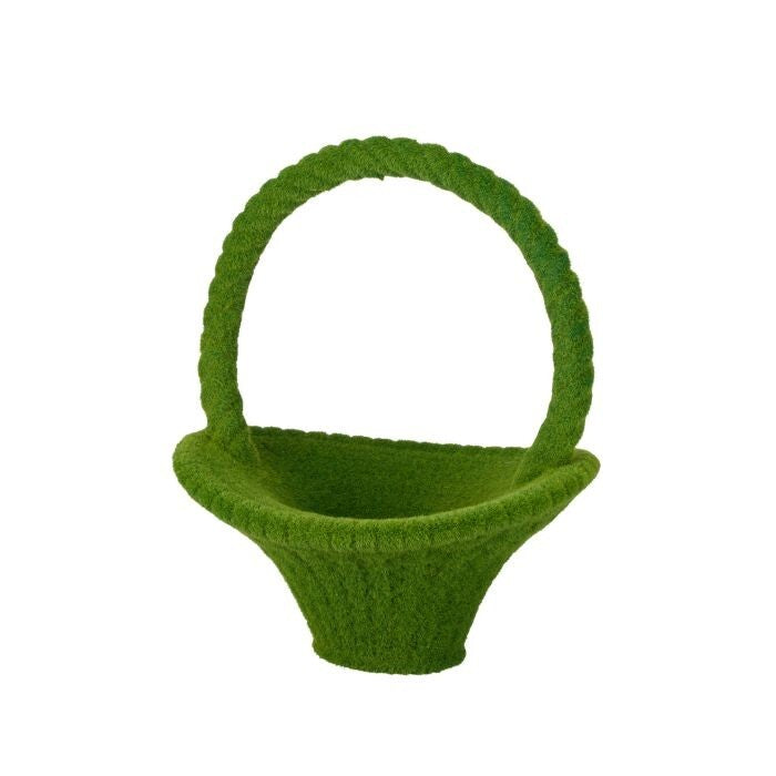 16" Wp Rsn Handled Garden Moss Basket