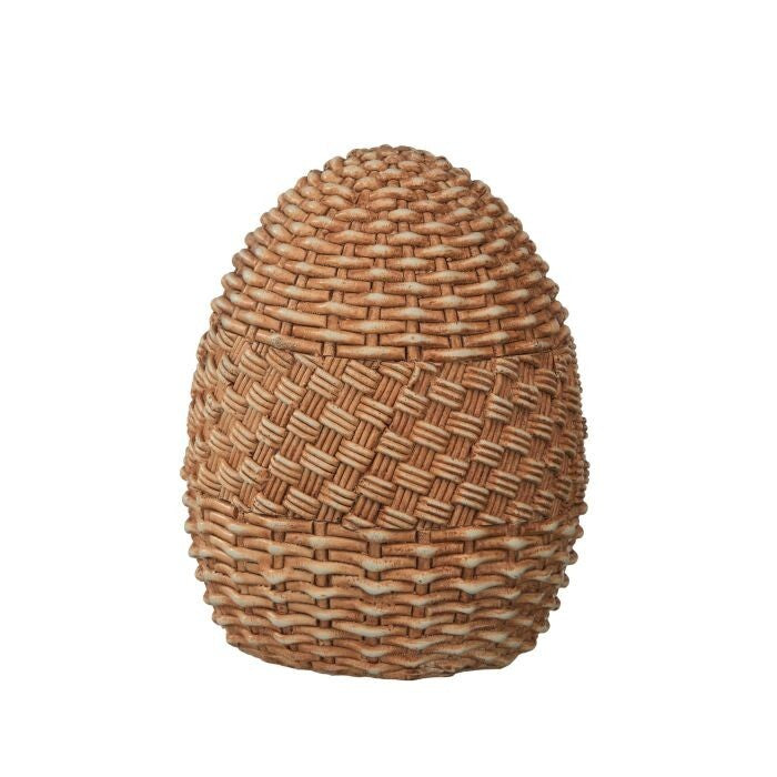 6.5" Resin Basket Weave Egg