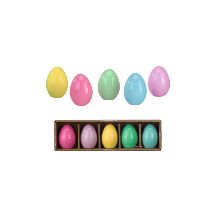 3" Resin Shiny Easter Egg Bx/5