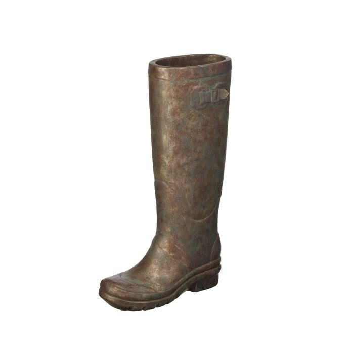 15" Resin Rain Boot Planter