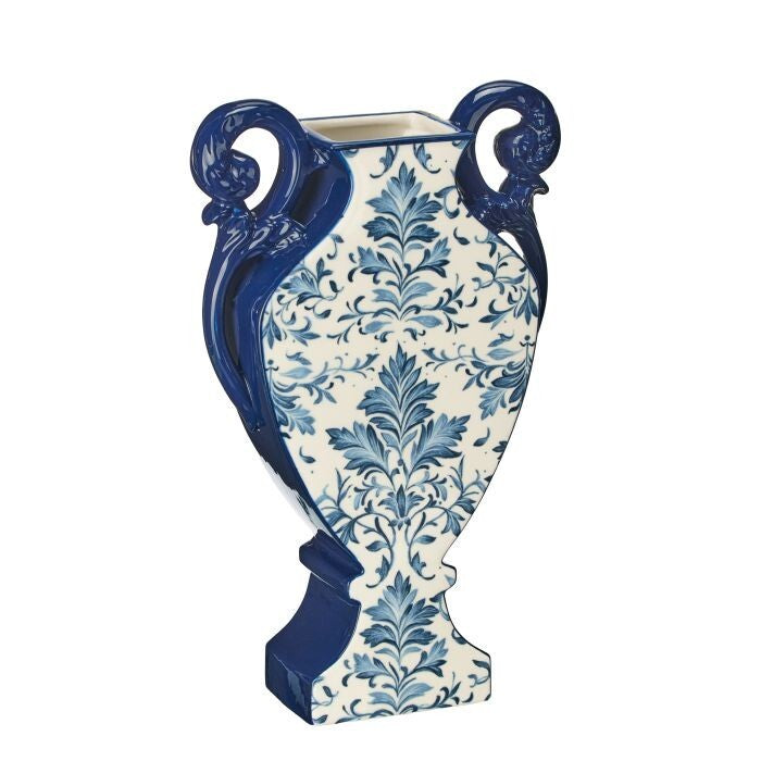 13.5" Resin Chinioserie Urn Vase