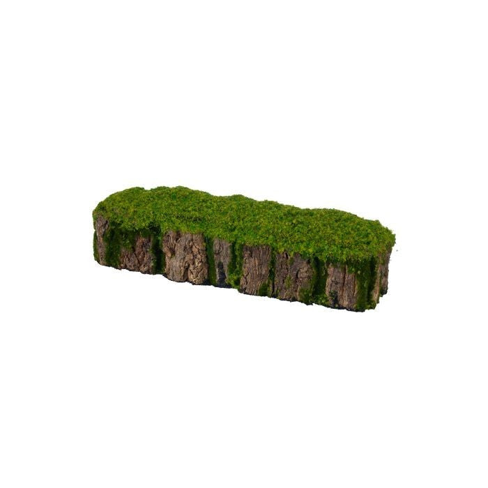 21X6" Faux Moss Oblong  Centerpiece