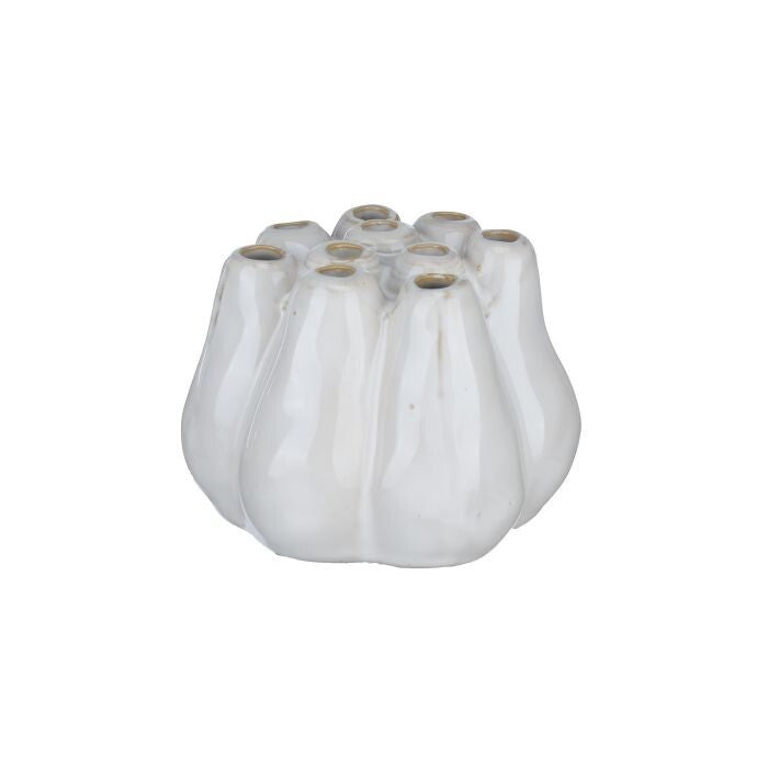 5" Ceramic Bulb Stem Vase