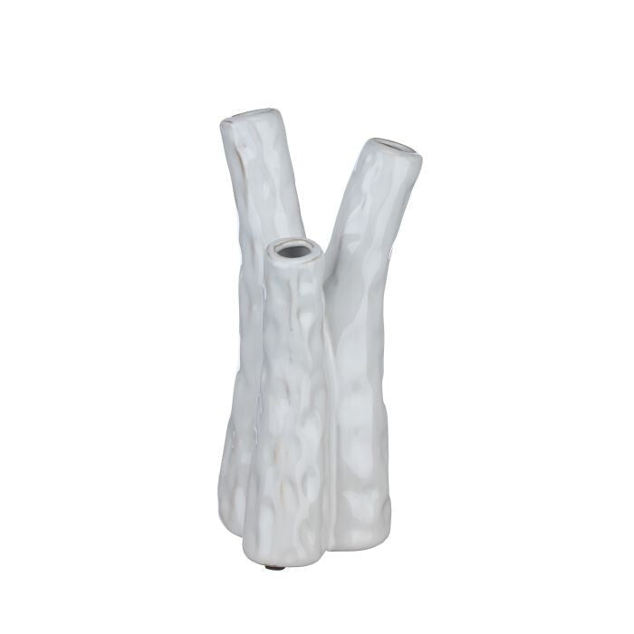 8" Ceramic Stem Vase X3