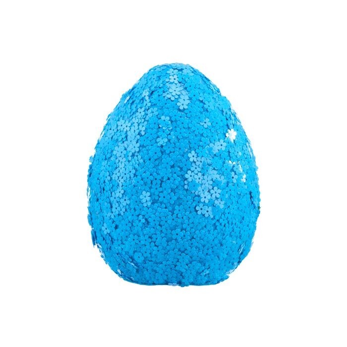 5.5" Floral Sequin Foam Egg