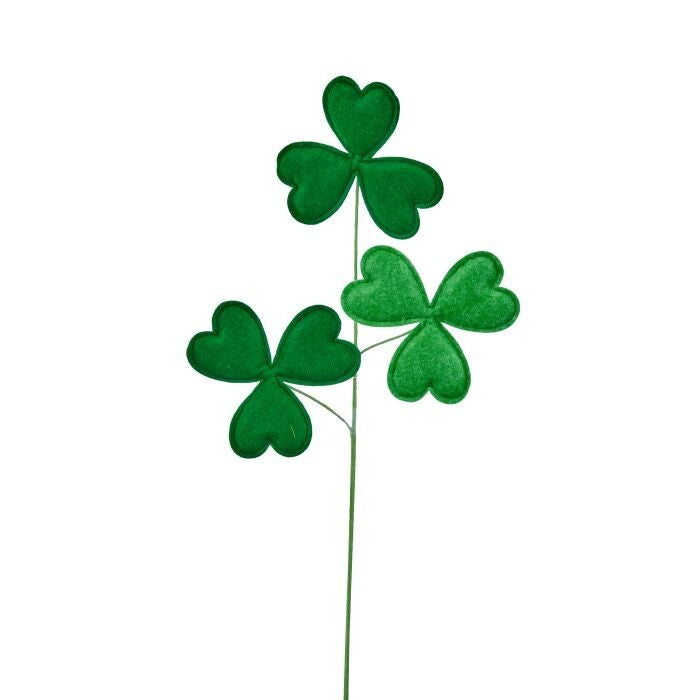 18" Felt Shamrock Pick X3
