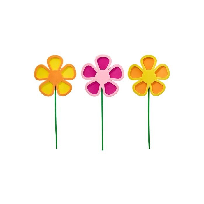 54" Foam Daisy Stem 3/Ast
