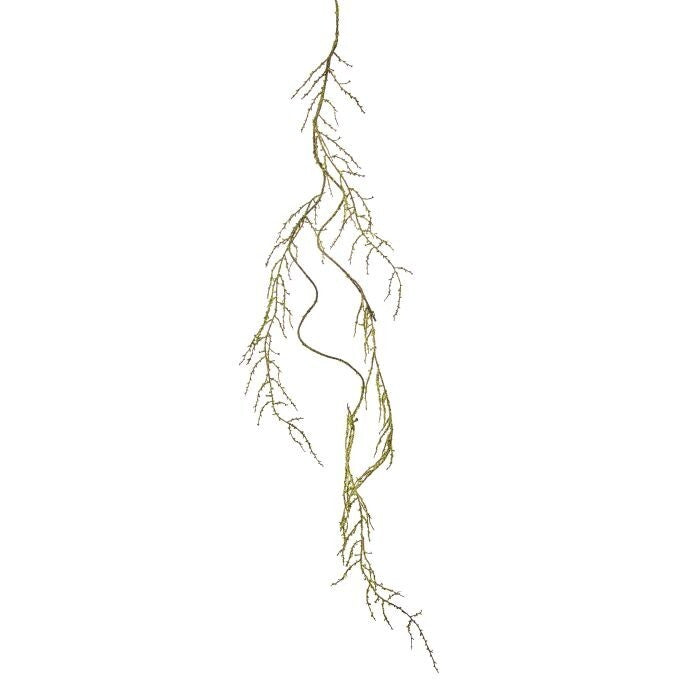 72" Faux Moss/Branch Spray Garland