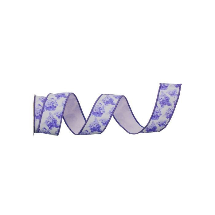 2.5" X10Y Hydrangea Dupion  Ribbon