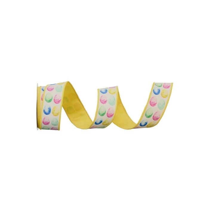2.5"X10Y Easter Egg Taffeta Ribbon