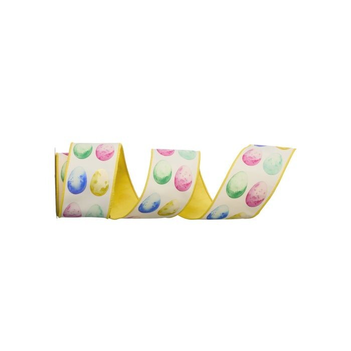 4"X10Y Easter Egg Taffeta Ribbon