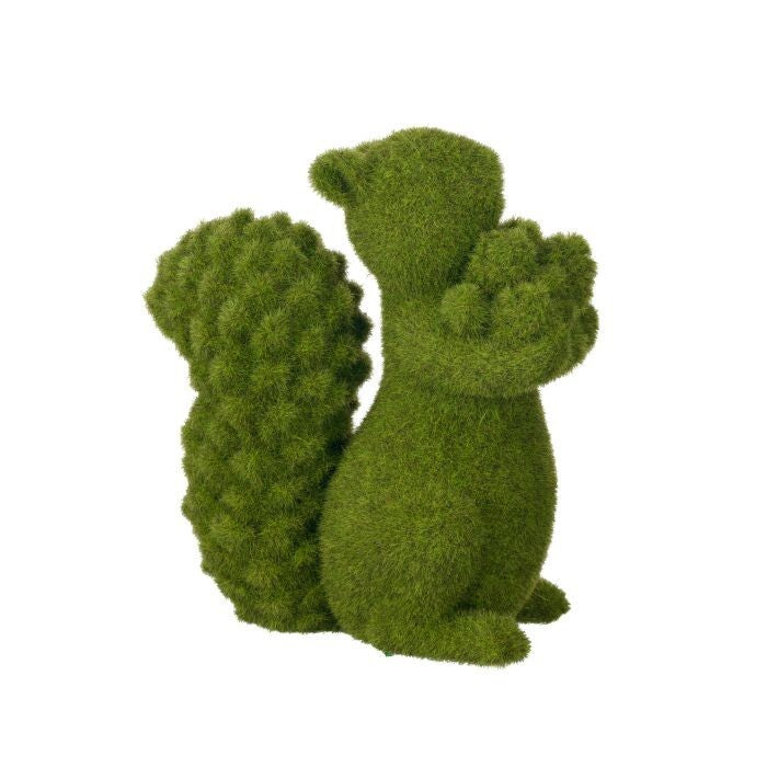 8" Resin Flocked Squirrel