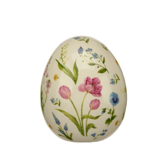 4" Dolomite Wildflower Egg
