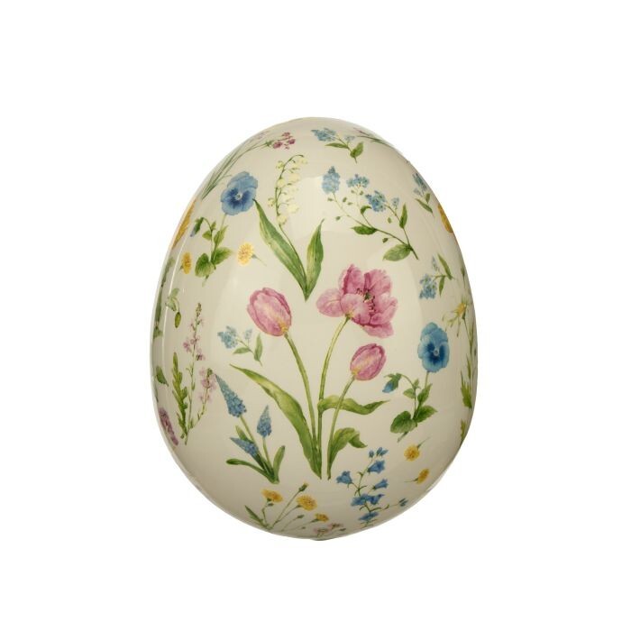 6" Dolomite Wildflower Egg