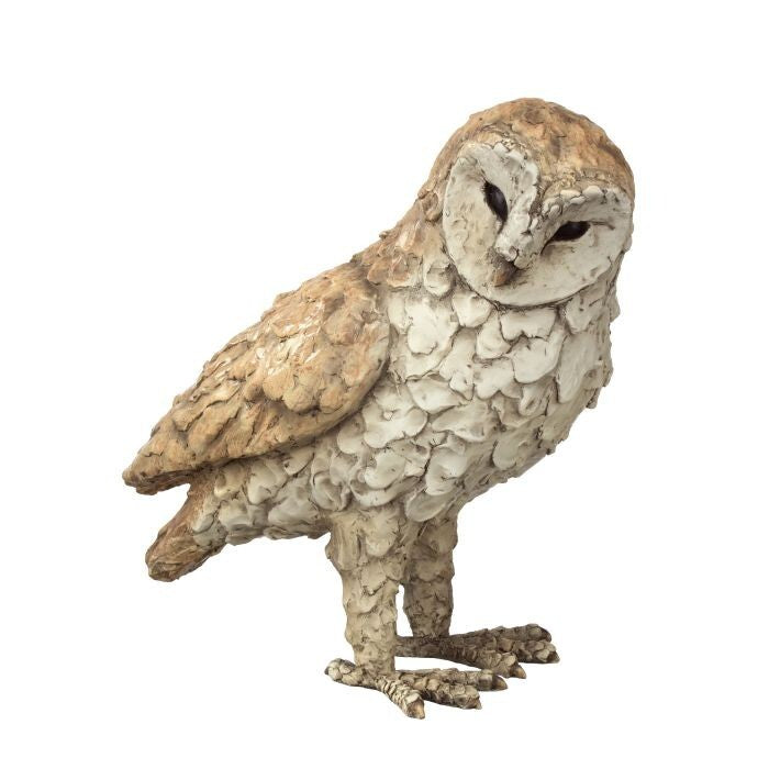 12" Resin Outdr Barn Owl