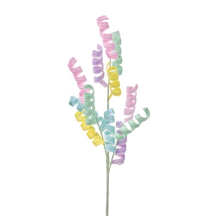 28" Plastic Curly Q Spray