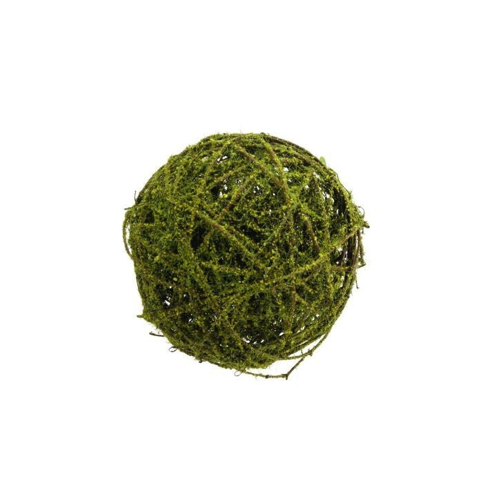 5.5" Spun Mossed Twig Ball