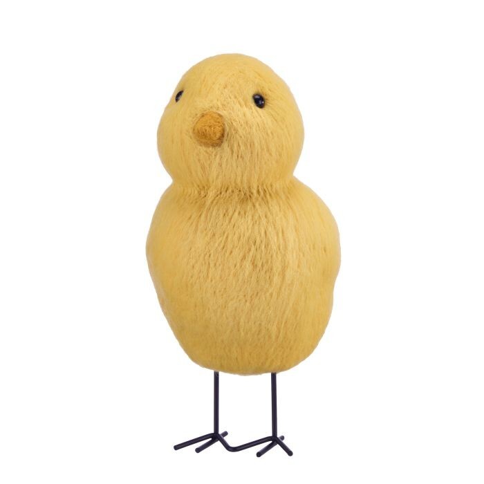 12" Wool And Metal Chick