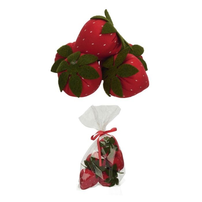 3.25" Fabric Strawberry Bag/5