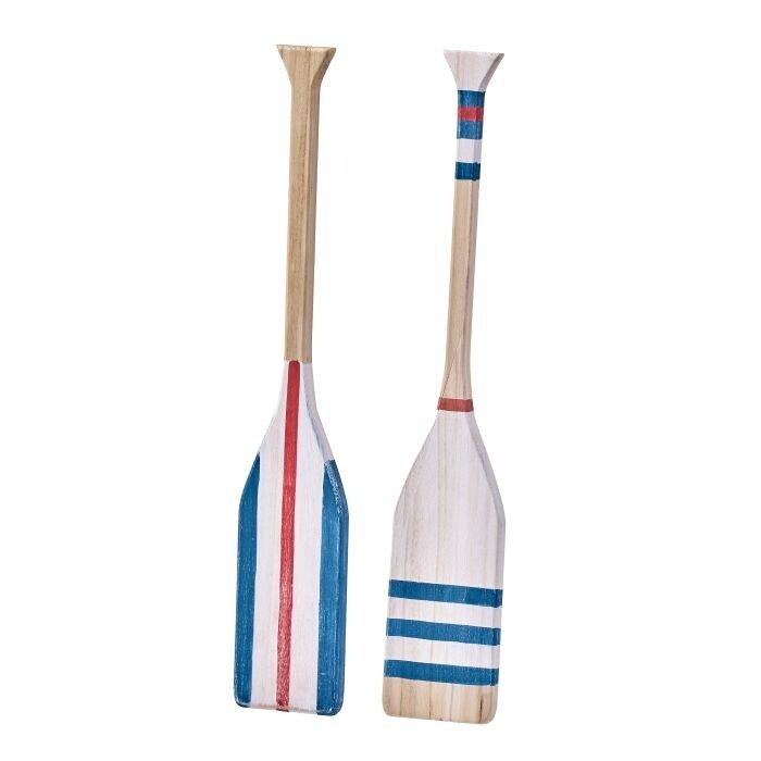 22.75" Wood Decorative Oar 2As