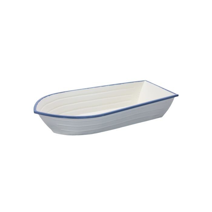 18X7" Metal Canoe Planter