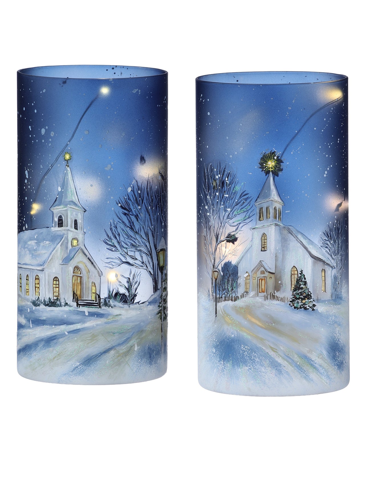 8" Led/Bty/Tmr " Church" Gls Hurricane 2/Ast