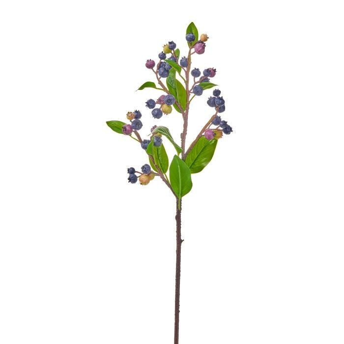 Plastic Blueberry Spray 23"