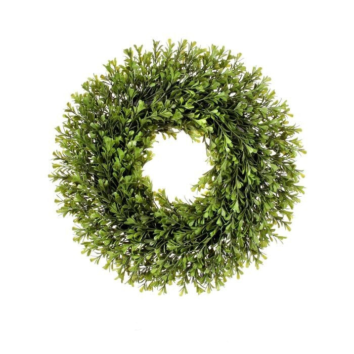 Pl.Spring Boxwood Wreath 16"