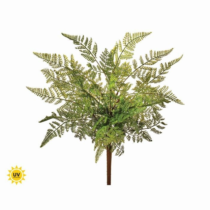Uv Prf Nat Touch Leather Fern Bush 18"