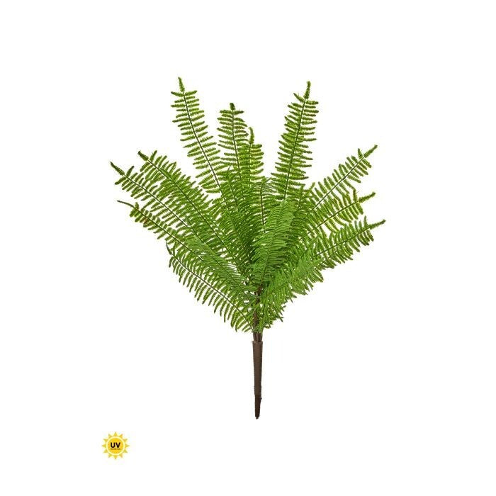 Uv Prf Nat Touch Forest Fern Bush 19"