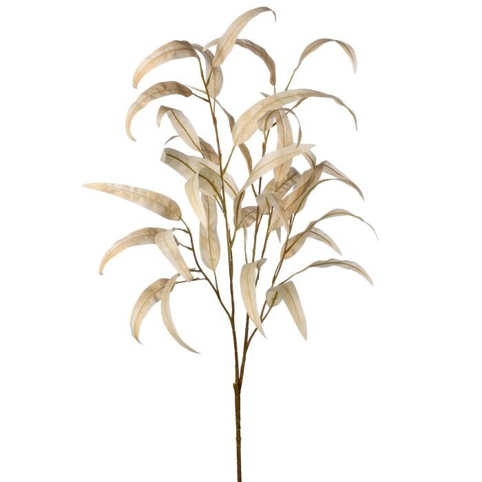 Bleached Long Leaf Eucalyptus Spray 40"