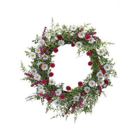 Daisy & Heather Wreath 22