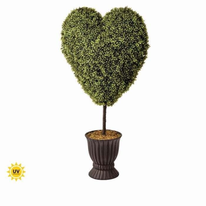 Pl.Spring Boxwood Uv Treat Heartnpot 41"