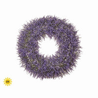 Pl. Uv Lavender Garden Wreath 24