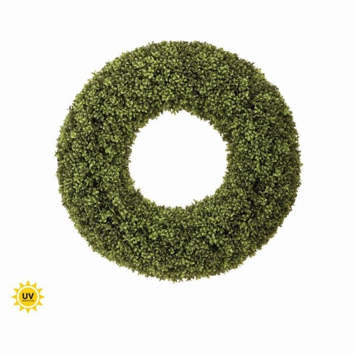 Pl. Uv Treat Spring Boxwood Wreath 28"