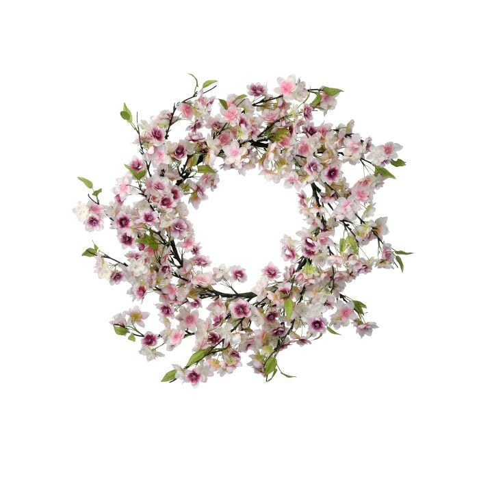 24" Cherry Blossom Wreath