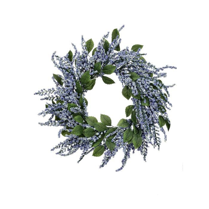 28" Blue Sky Berry Wreath