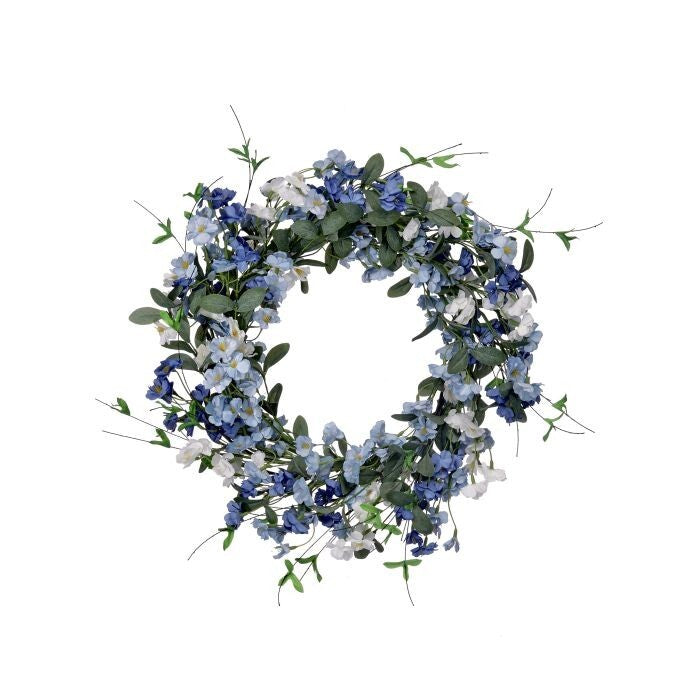 24"Mini Garden Blossom Wreath