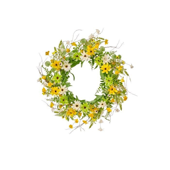 22" Summer Black Eyed Susan Wreath