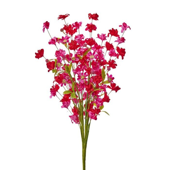 22" Pink Blossom Spray