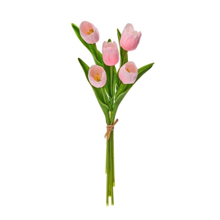 14" Pu Spring Tulip Bundle X5