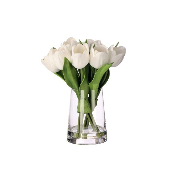 9" Spring Tulip Illusion Vase X9