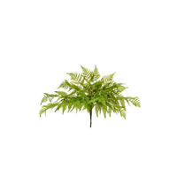 Natural Touch Leather Fern Plant 28