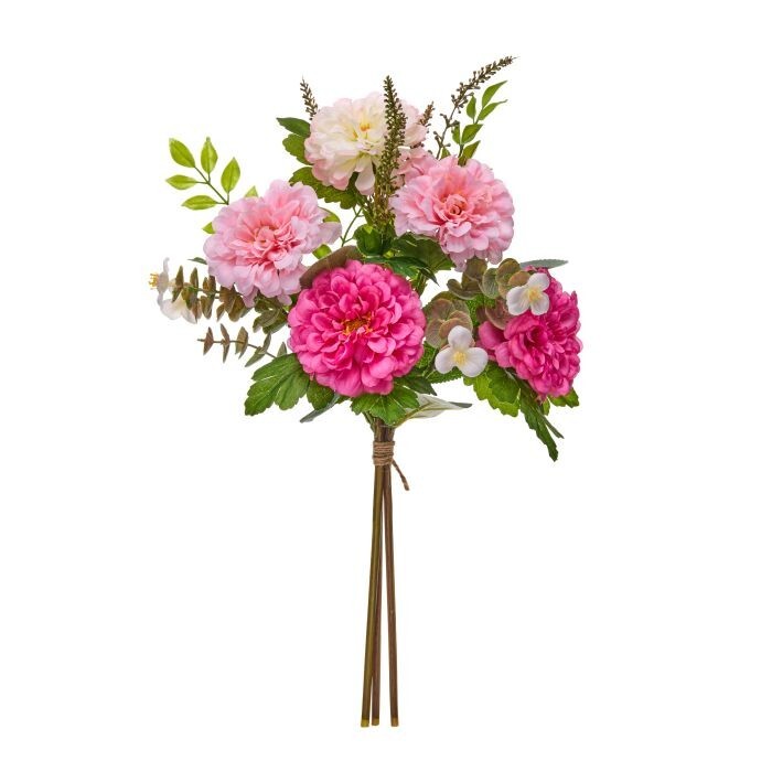 Pretty Pink Peony Bundle 18"