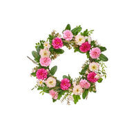Pretty Pink Peony Wreath 22