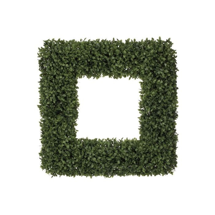 20X20"Uv Nat Tch Square Uv Boxwood Wreath