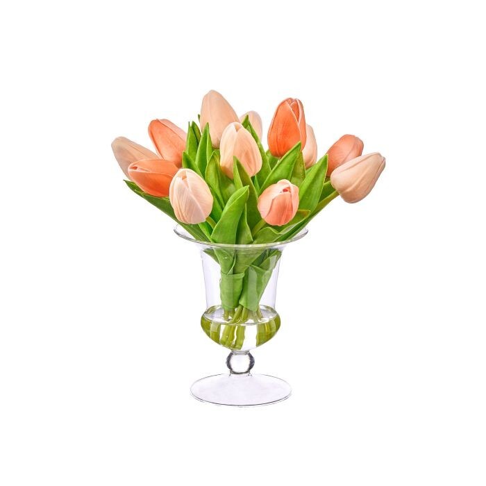 10" Pu Closed Tulip In Illusion